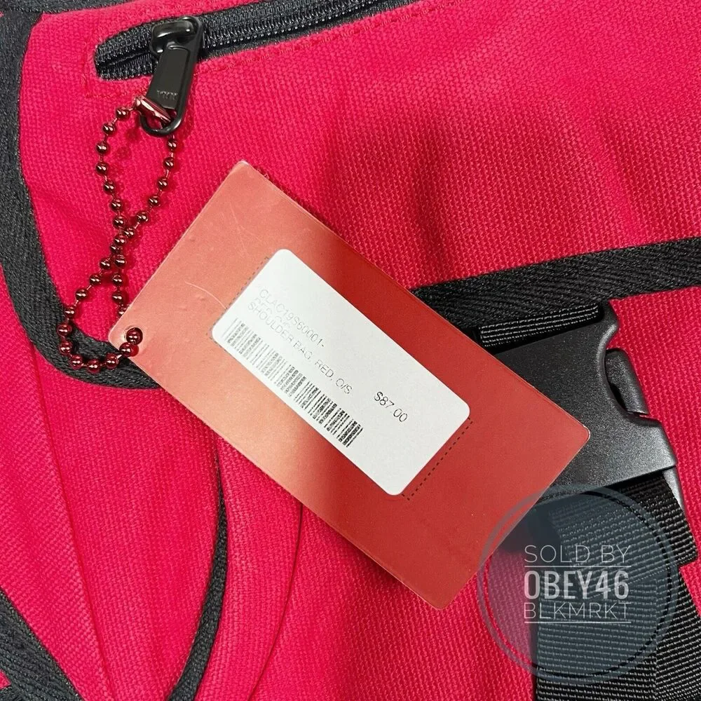 CLOT APPAREL RED SHOULDER BAG SLING